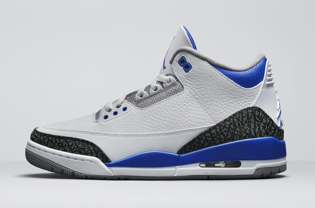 Og Tony Air Jordan 3 Retro Racer Blue 