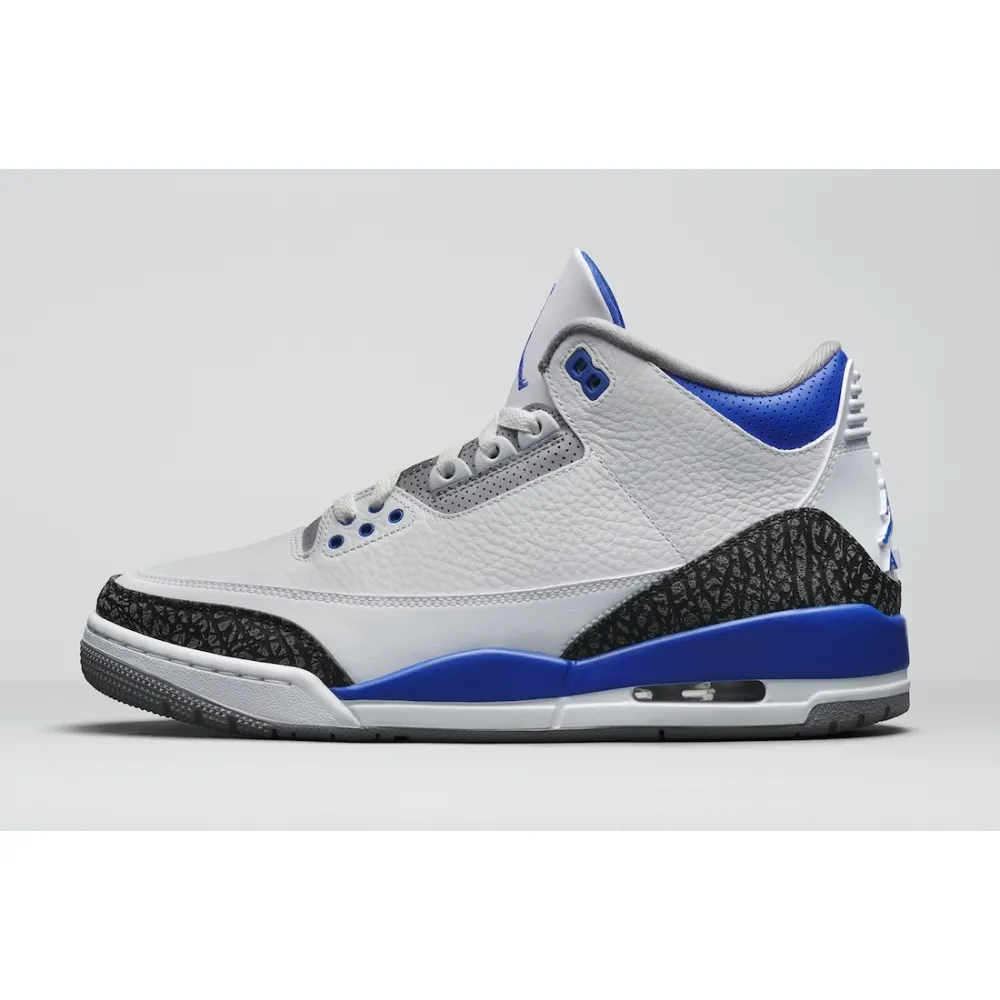 Og Tony Air Jordan 3 Retro Racer Blue 