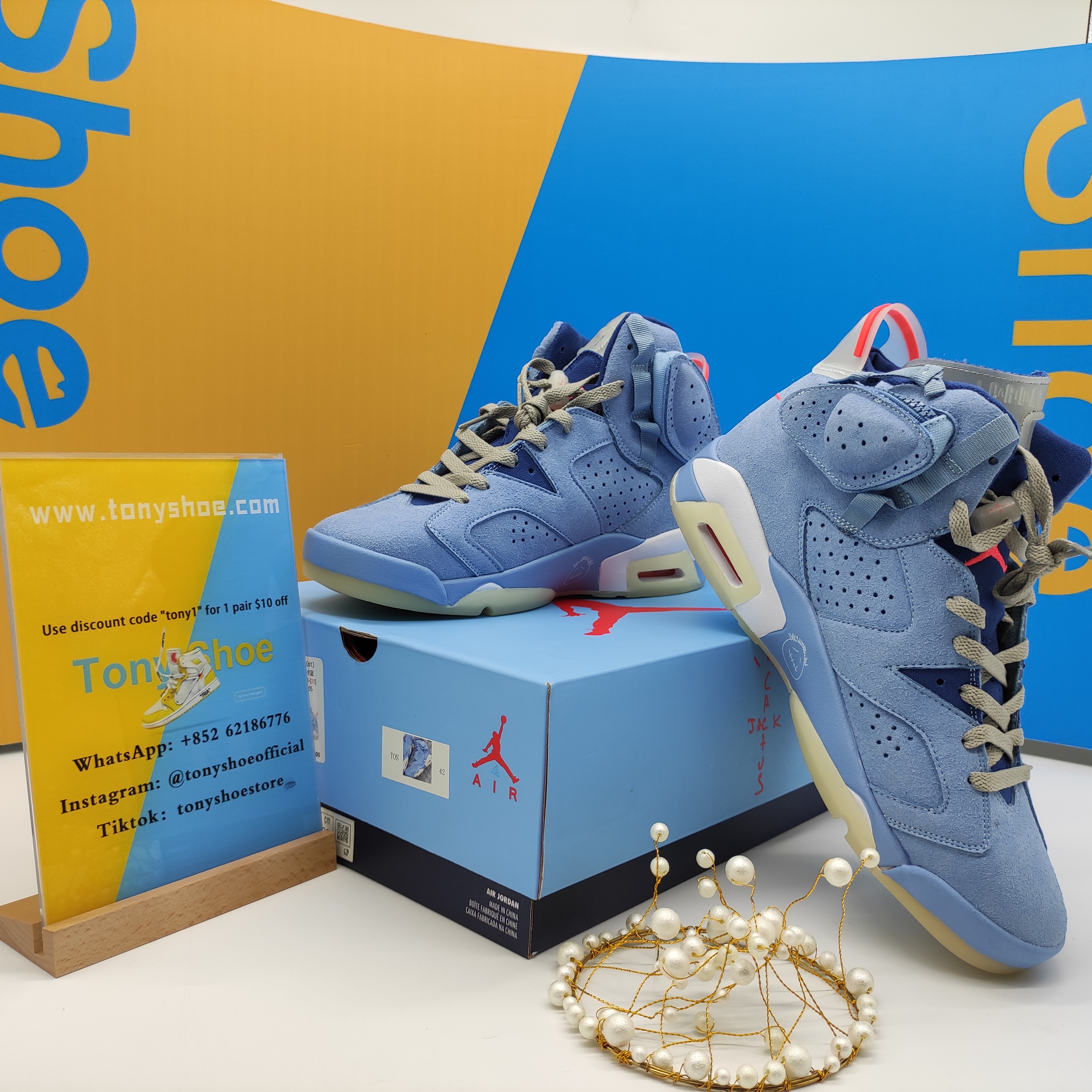 Air Jordan 6 North Carolina Blue   DH0690-400