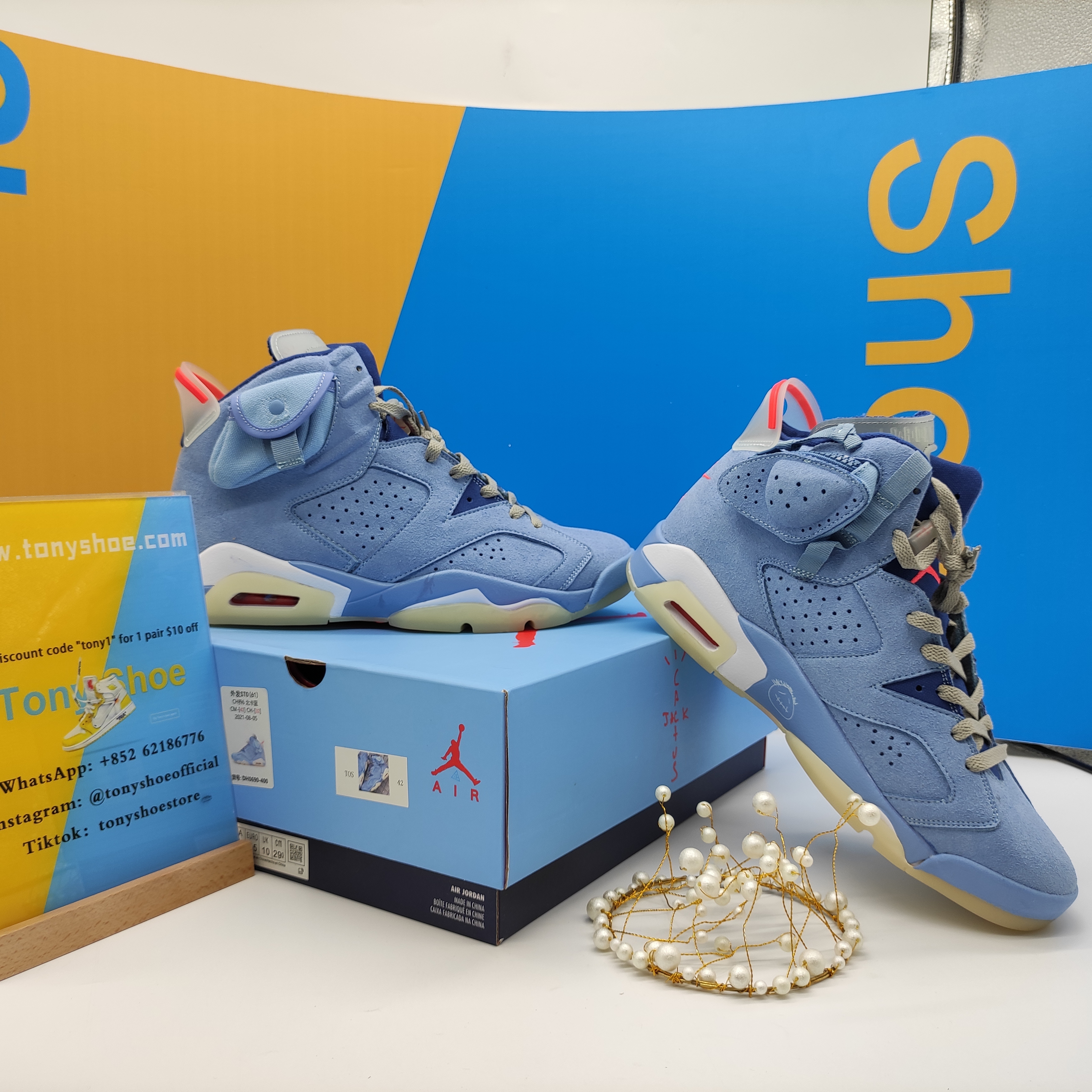 Air Jordan 6 North Carolina Blue   DH0690-400