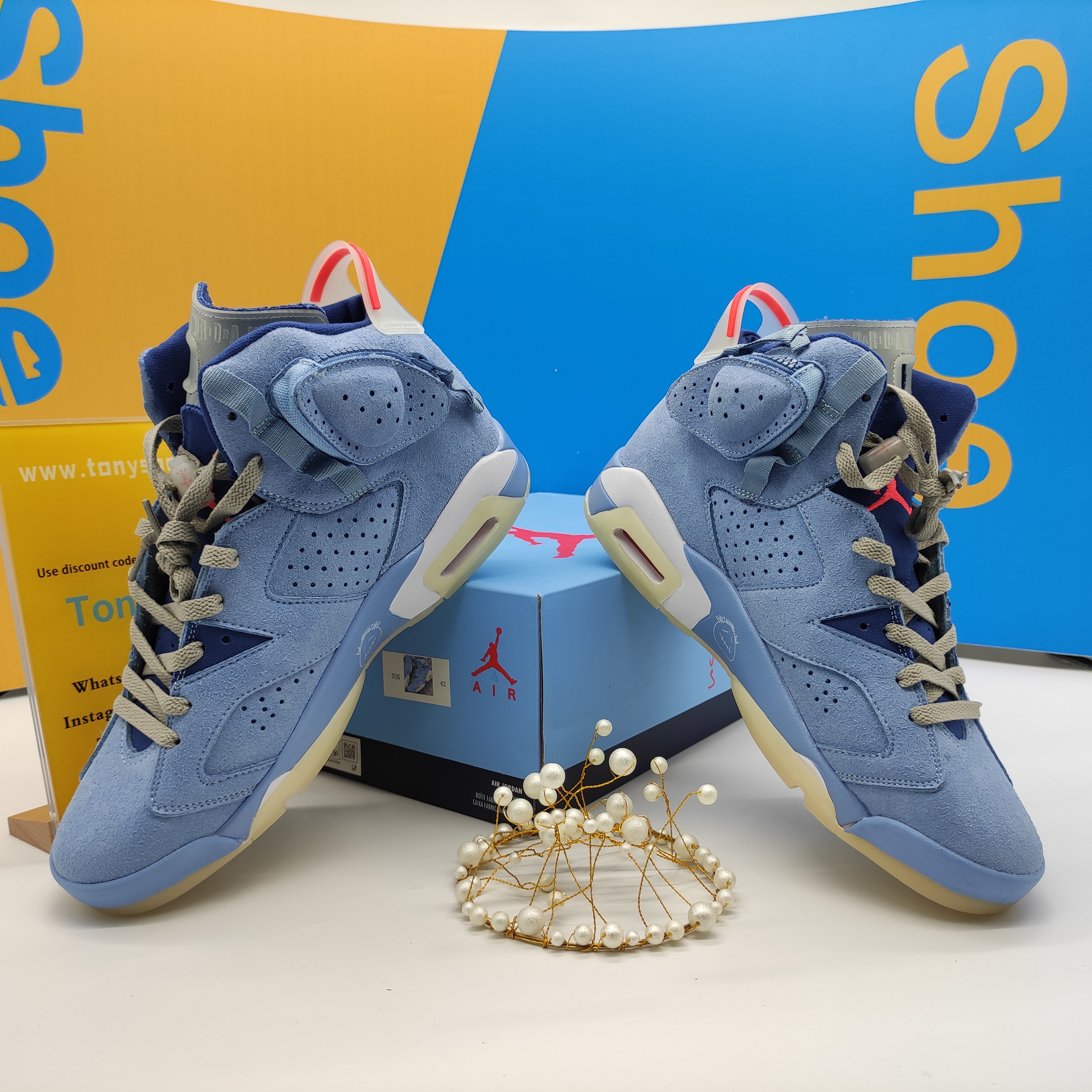 Air Jordan 6 North Carolina Blue   DH0690-400