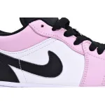 Air Jordan 1 Retro Low（GS）White Pink