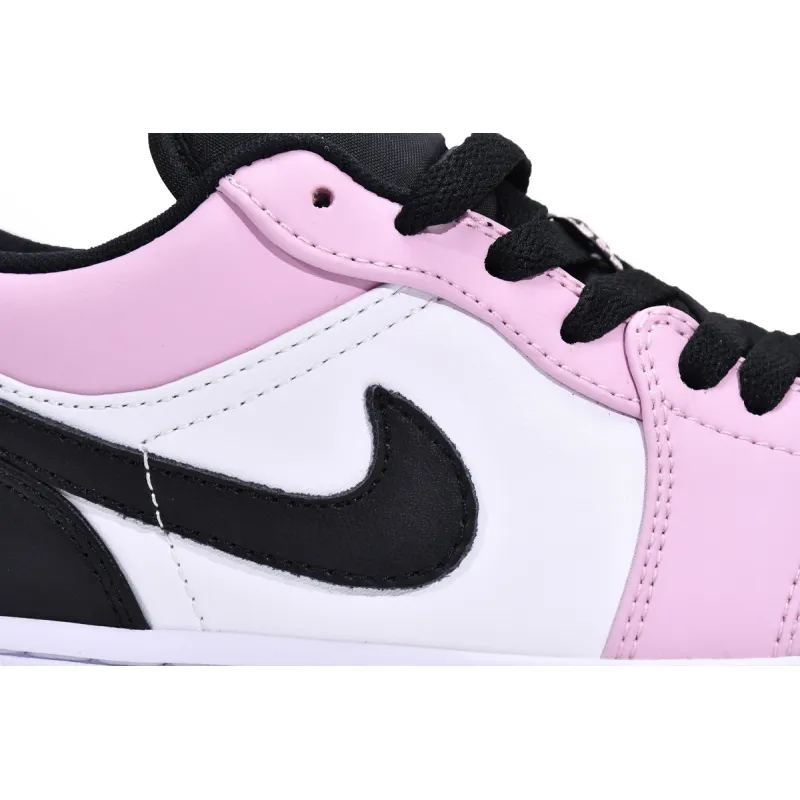 Air Jordan 1 Retro Low（GS）White Pink