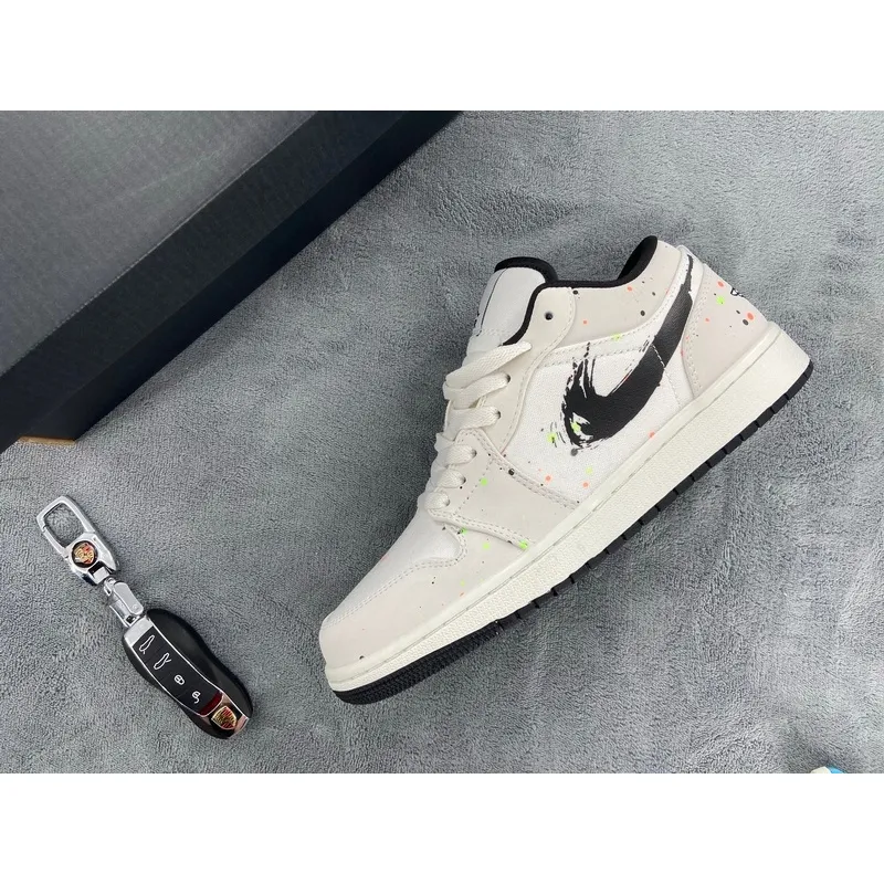 Air Jordan 1 Low SE Paint Splatter DH3295-100