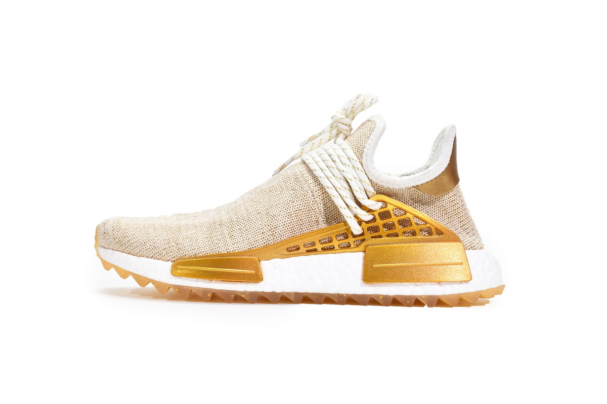 Pharrell x Adidas Originals NMD HU China Exclusive Happy Gold F99762