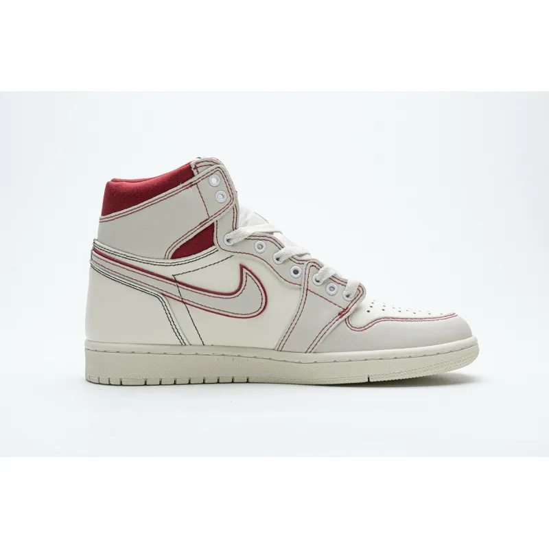 Air Jordan 1 Retro High Phantom Gym Red