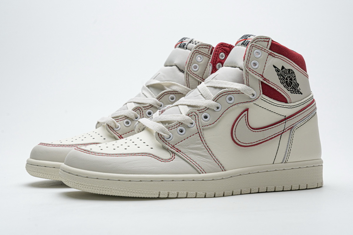 Air Jordan 1 Retro High Phantom Gym Red