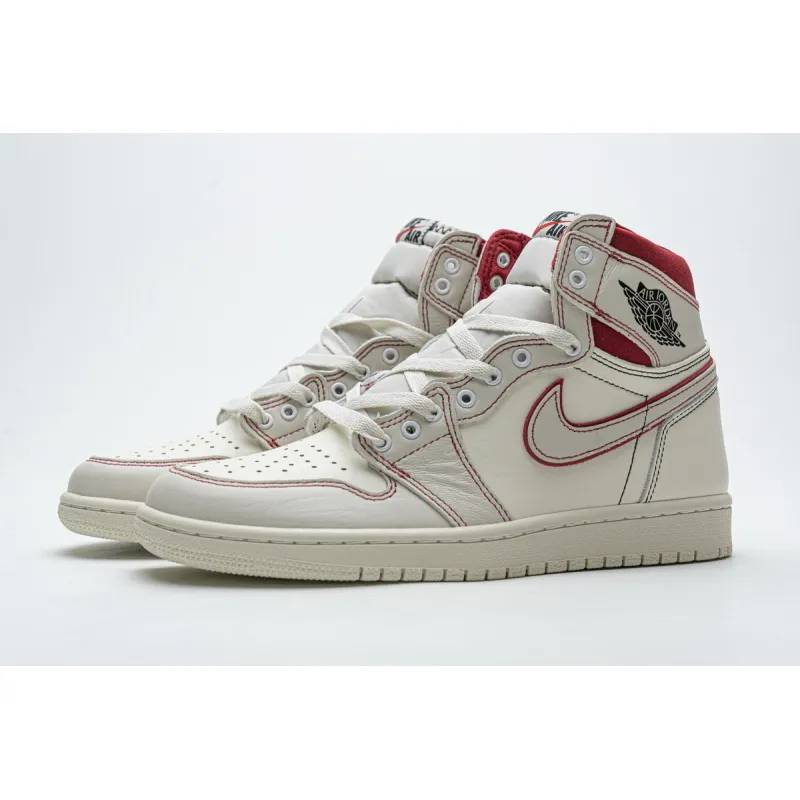 Air Jordan 1 Retro High Phantom Gym Red