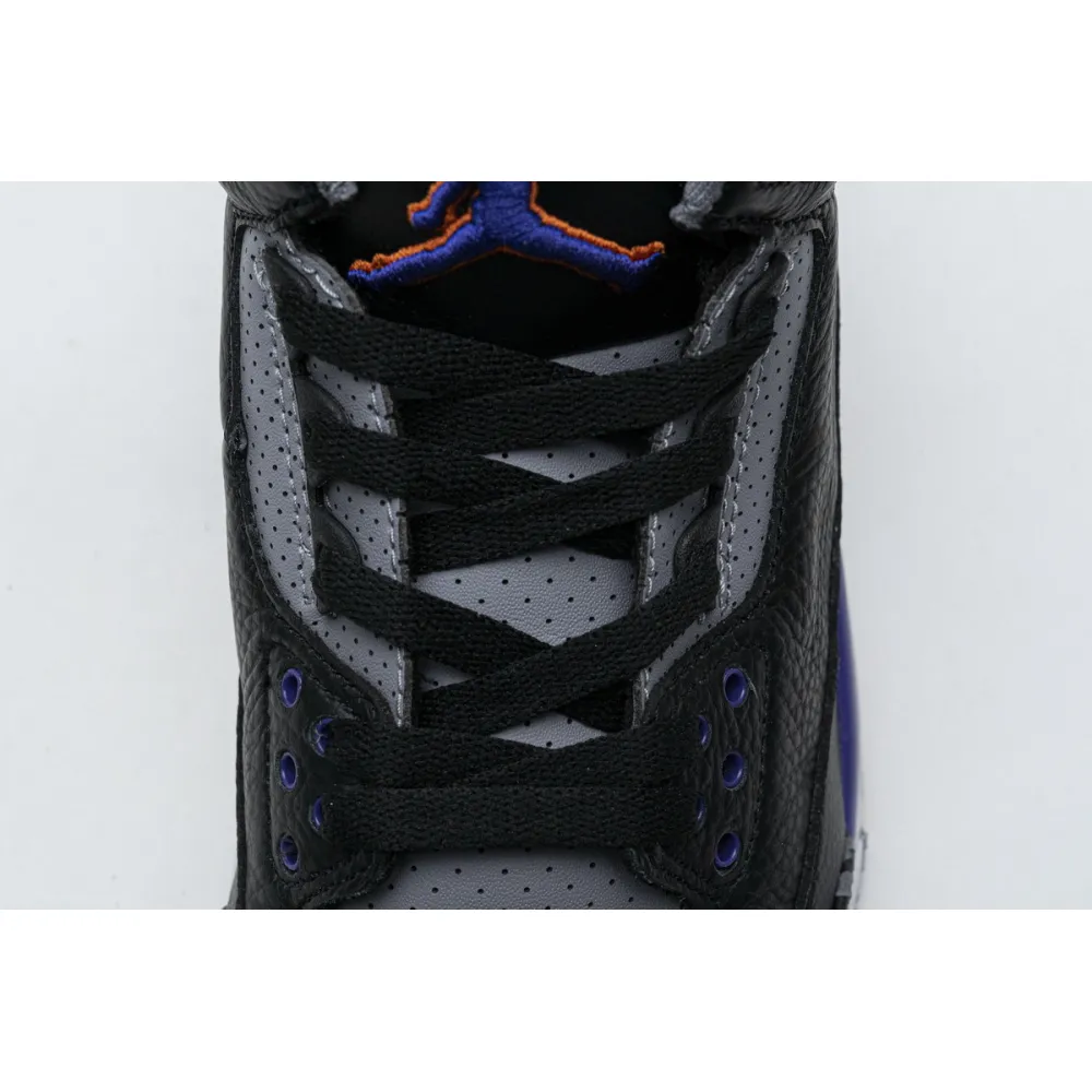 OWF Air Air Jordan 3 Retro “Court Purple”
