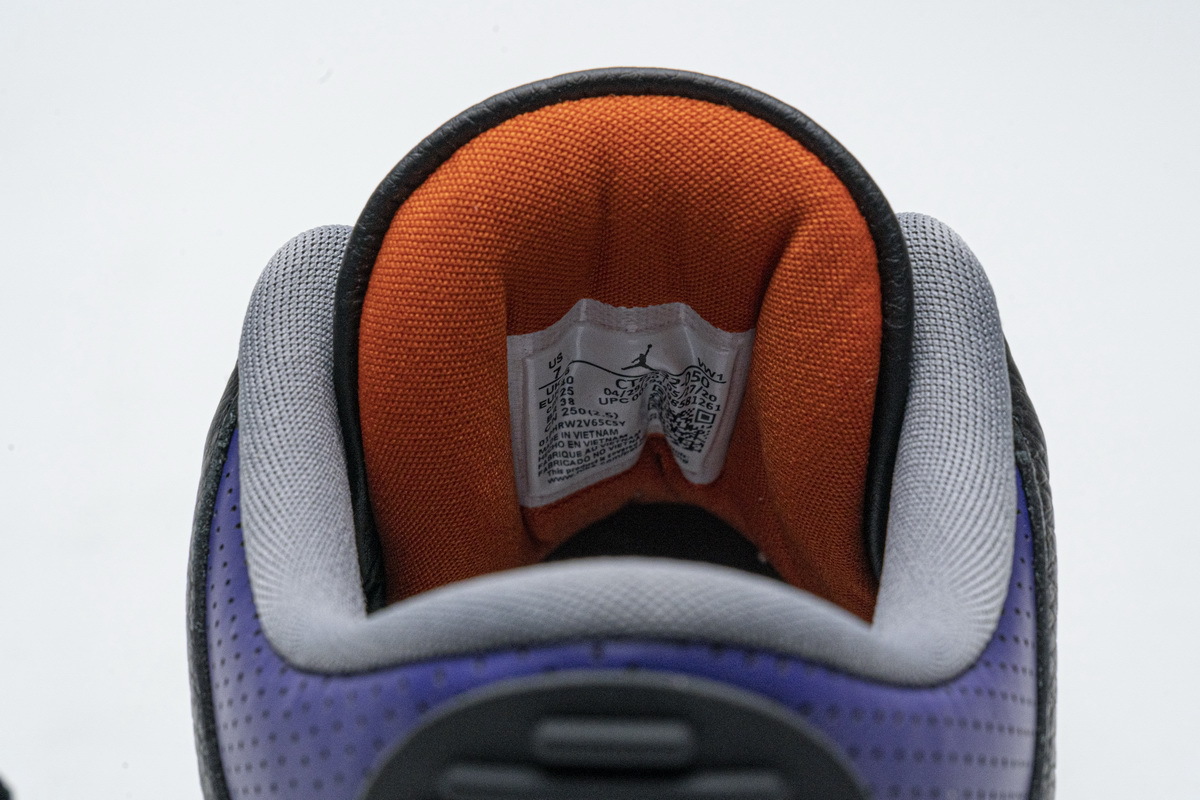 OWF Air Air Jordan 3 Retro “Court Purple”