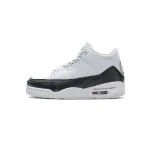 OWF Fragment Design x Air Jordan 3 Black White  