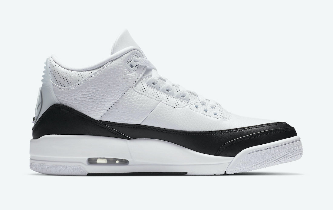 OWF Fragment Design x Air Jordan 3 Black White  