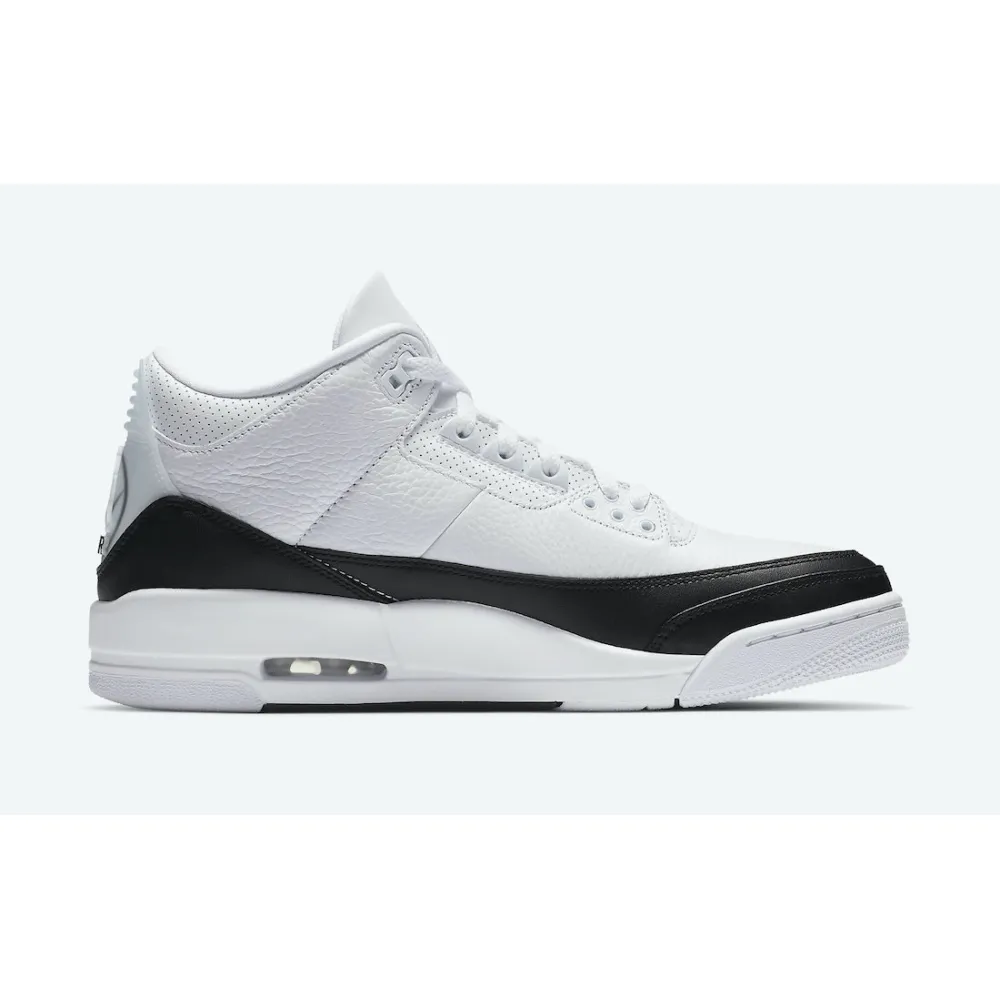 OWF Fragment Design x Air Jordan 3 Black White  