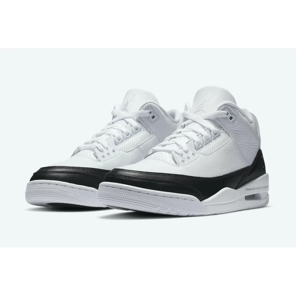 OWF Fragment Design x Air Jordan 3 Black White  