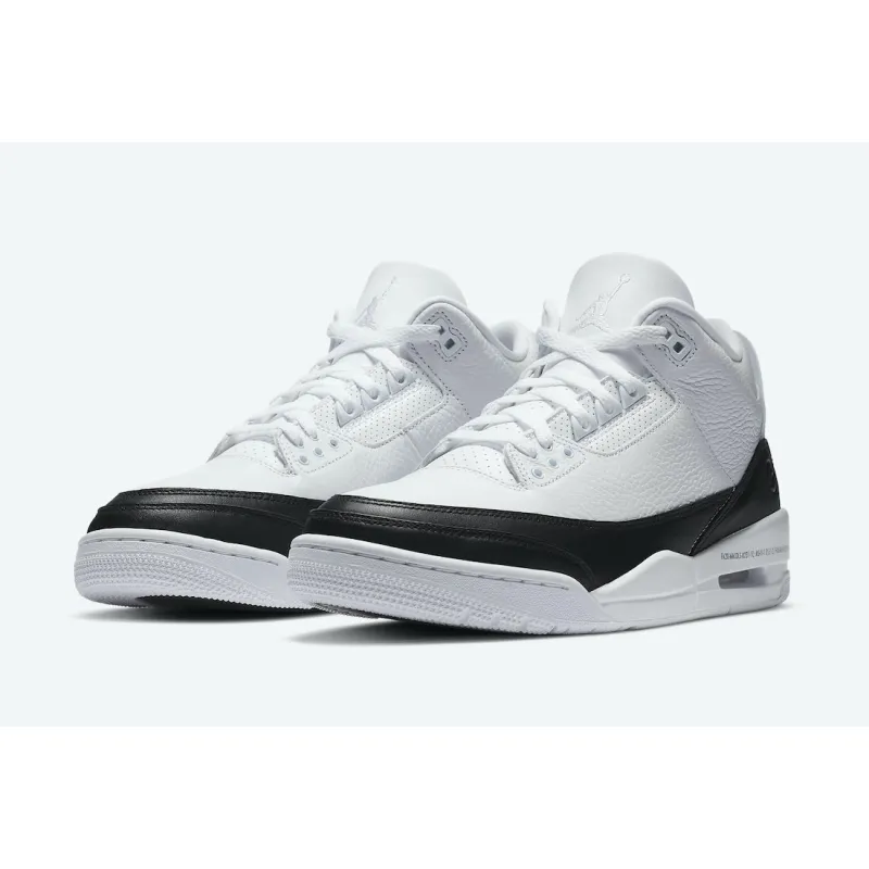 OWF Fragment Design x Air Jordan 3 Black White  
