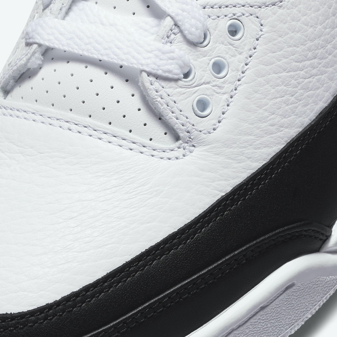 OWF Fragment Design x Air Jordan 3 Black White  