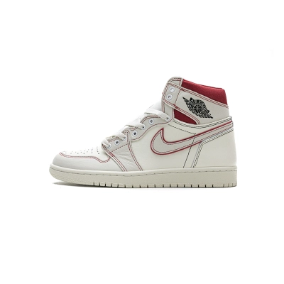 OWF Air Jordan 1 Retro High Phantom Gym Red 555088-160 01