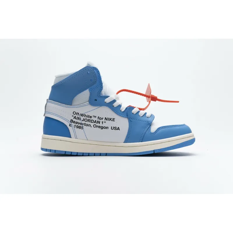 Air Jordan 1 Retro High Off-White University Blue