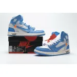 Air Jordan 1 Retro High Off-White University Blue