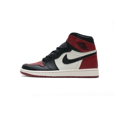 OWF Air Jordan 1 Retro High Bred Toe 555088-610 01