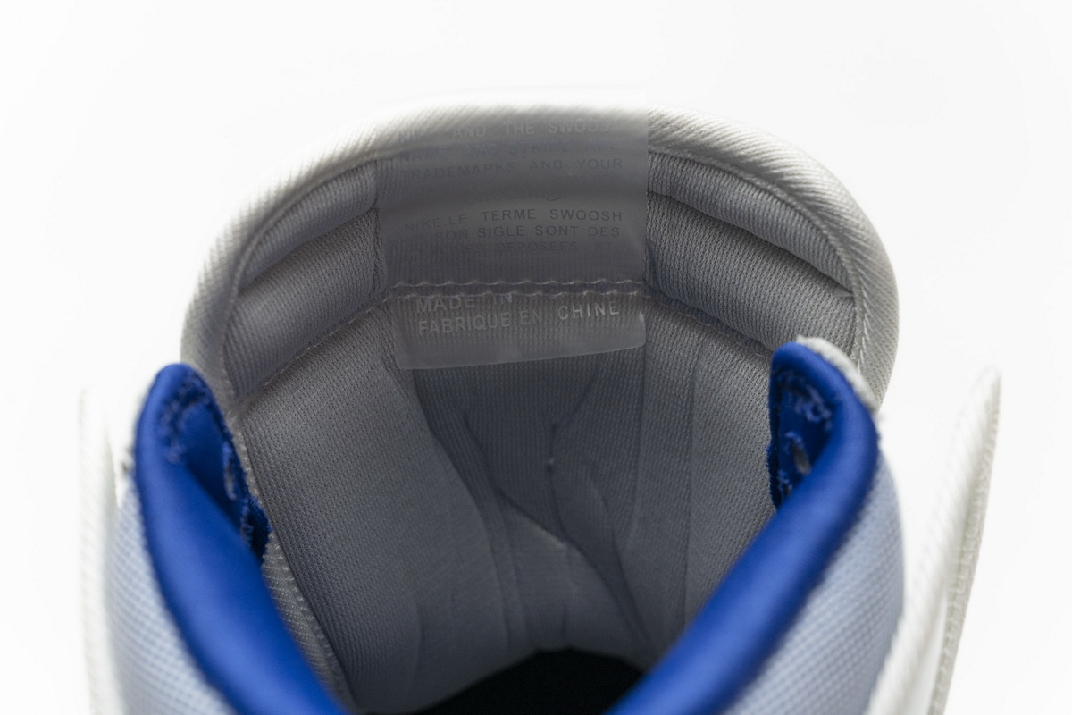 Air Jordan 1 Retro High Zoom White Racer Blue