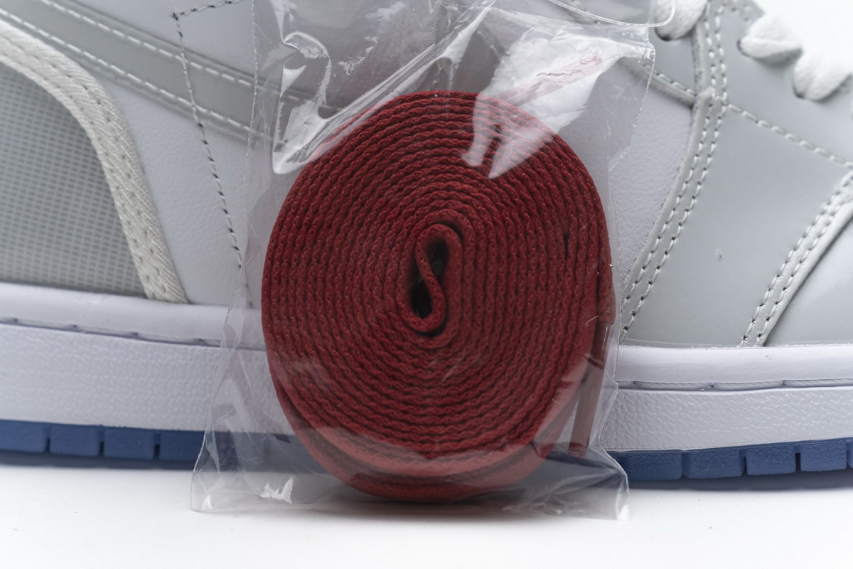 Air Jordan 1 Retro High Zoom White Racer Blue