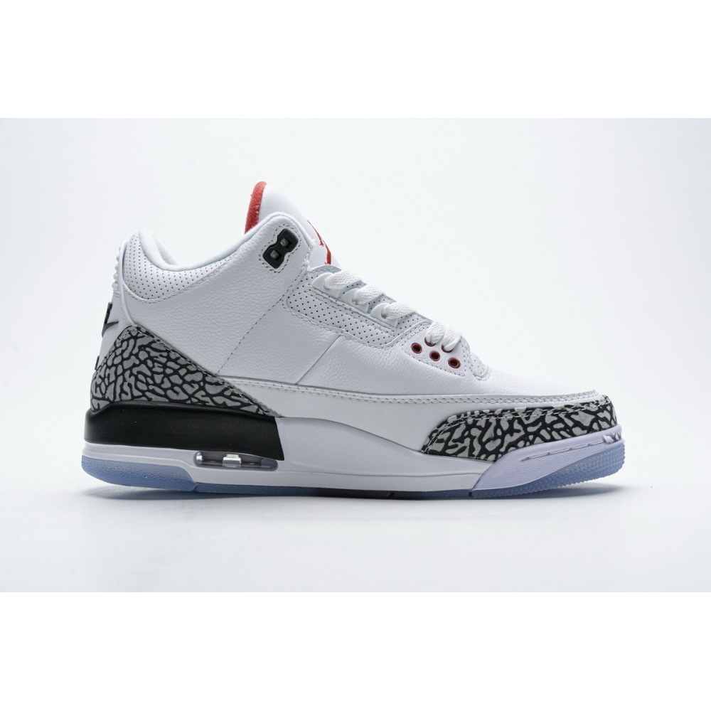 Og Tony Air Jordan 3 Retro Free Throw Line White Cement 923096-101