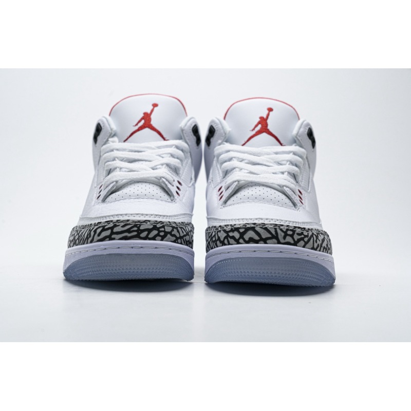 Og Tony Air Jordan 3 Retro Free Throw Line White Cement 923096-101