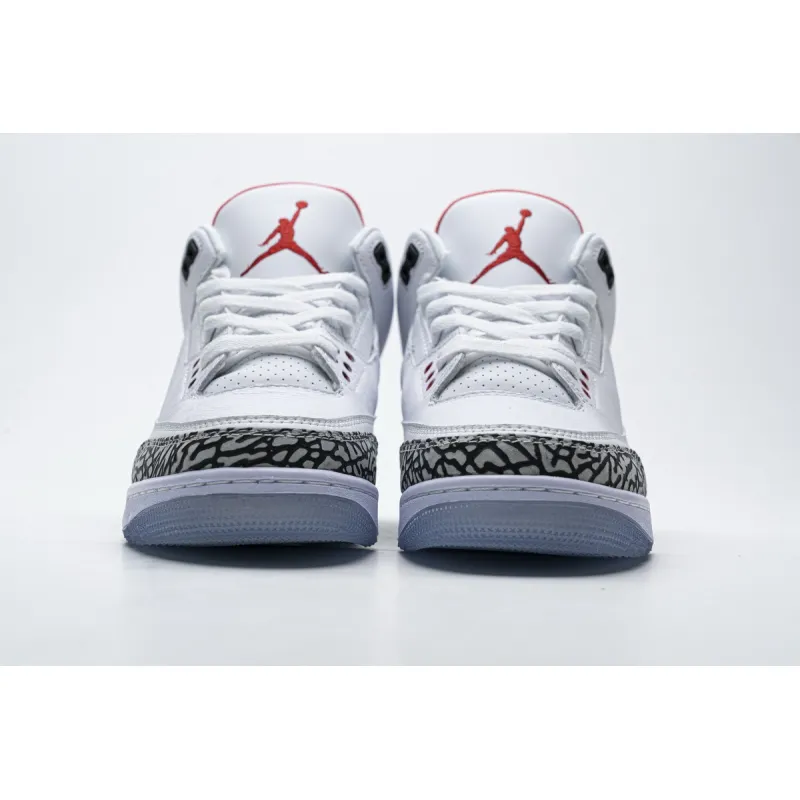 Og Tony Air Jordan 3 Retro Free Throw Line White Cement 923096-101