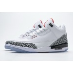 Og Tony Air Jordan 3 Retro Free Throw Line White Cement 923096-101
