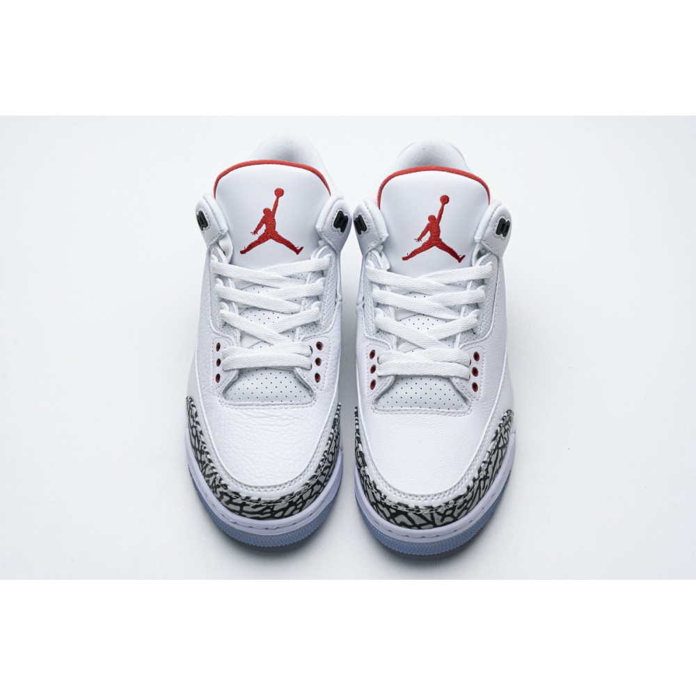 Og Tony Air Jordan 3 Retro Free Throw Line White Cement 923096-101