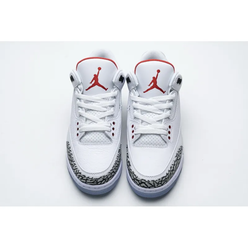 Og Tony Air Jordan 3 Retro Free Throw Line White Cement 923096-101