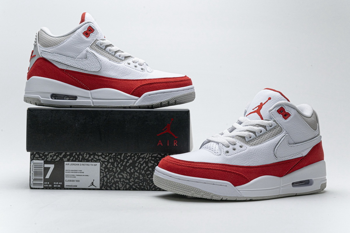  Og Tony Air Jordan 3 Retro Tinker White University Red