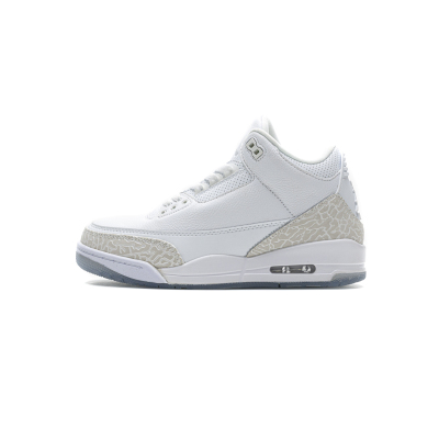 Og Tony Air Jordan 3 Retro Pure White (2018) 136064-111 01