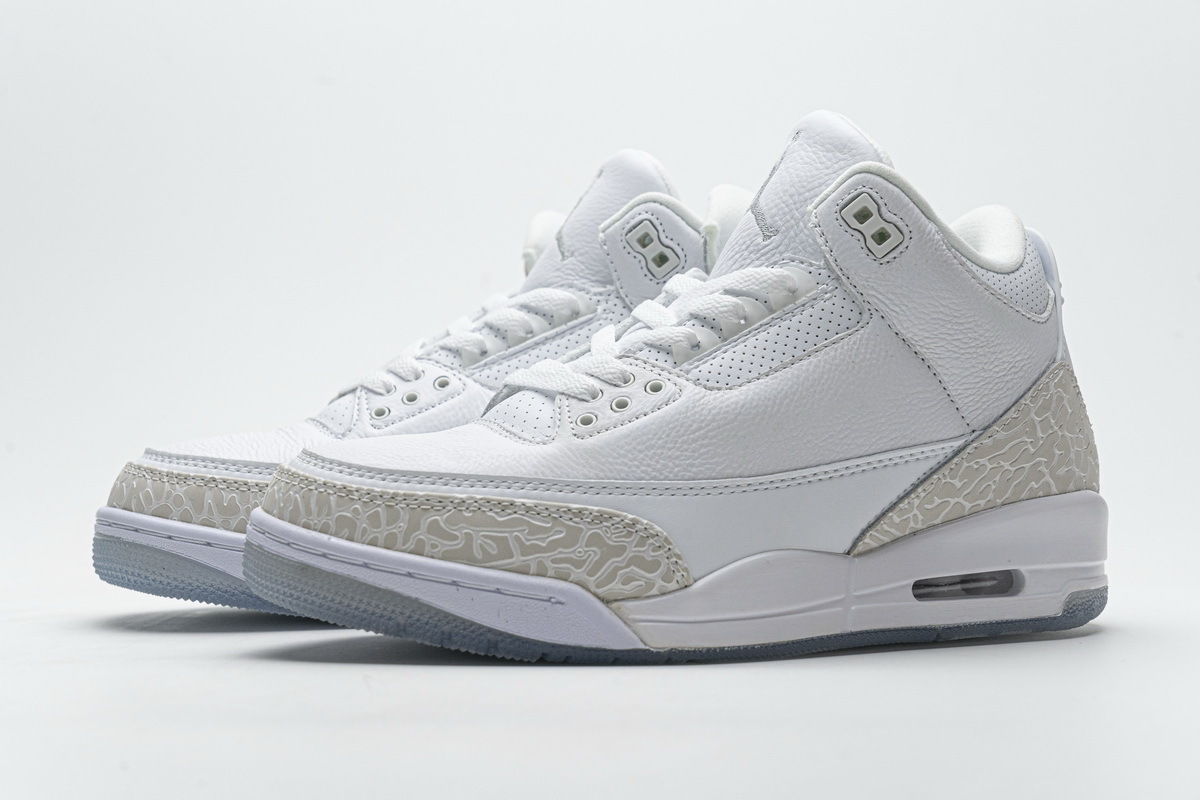  Og Tony Air Jordan 3 Retro Pure White (2018)
