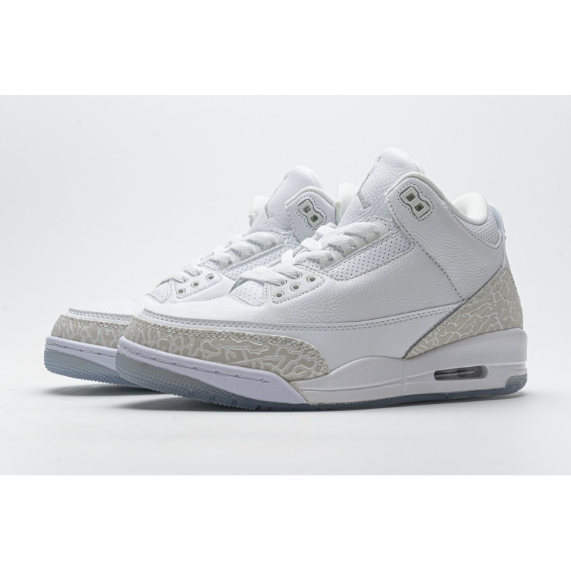  Og Tony Air Jordan 3 Retro Pure White (2018)