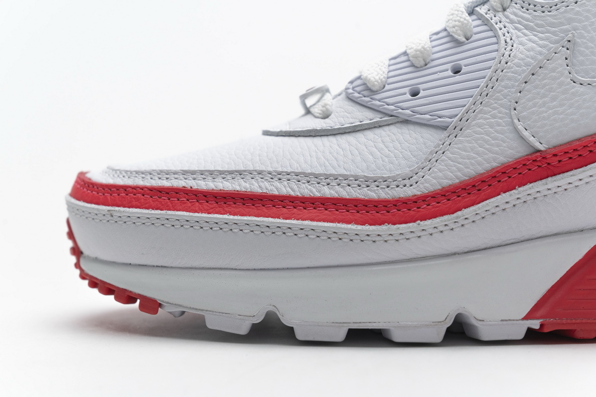 Nike Air Max 90 Undefeated White Solar Red