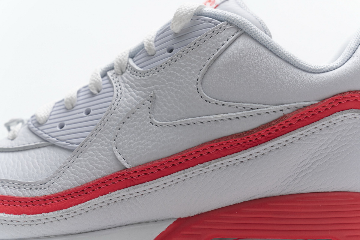 Nike Air Max 90 Undefeated White Solar Red