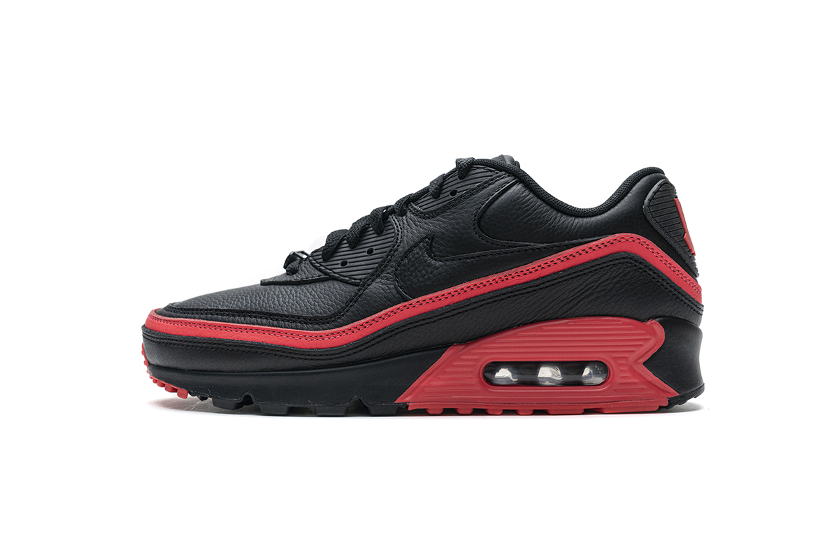 Nike Air Max 90 Undefeated Black Solar Red