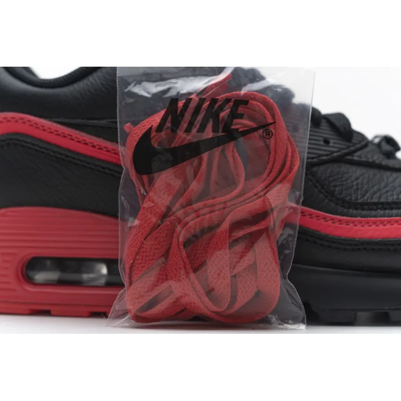 Nike Air Max 90 Undefeated Black Solar Red