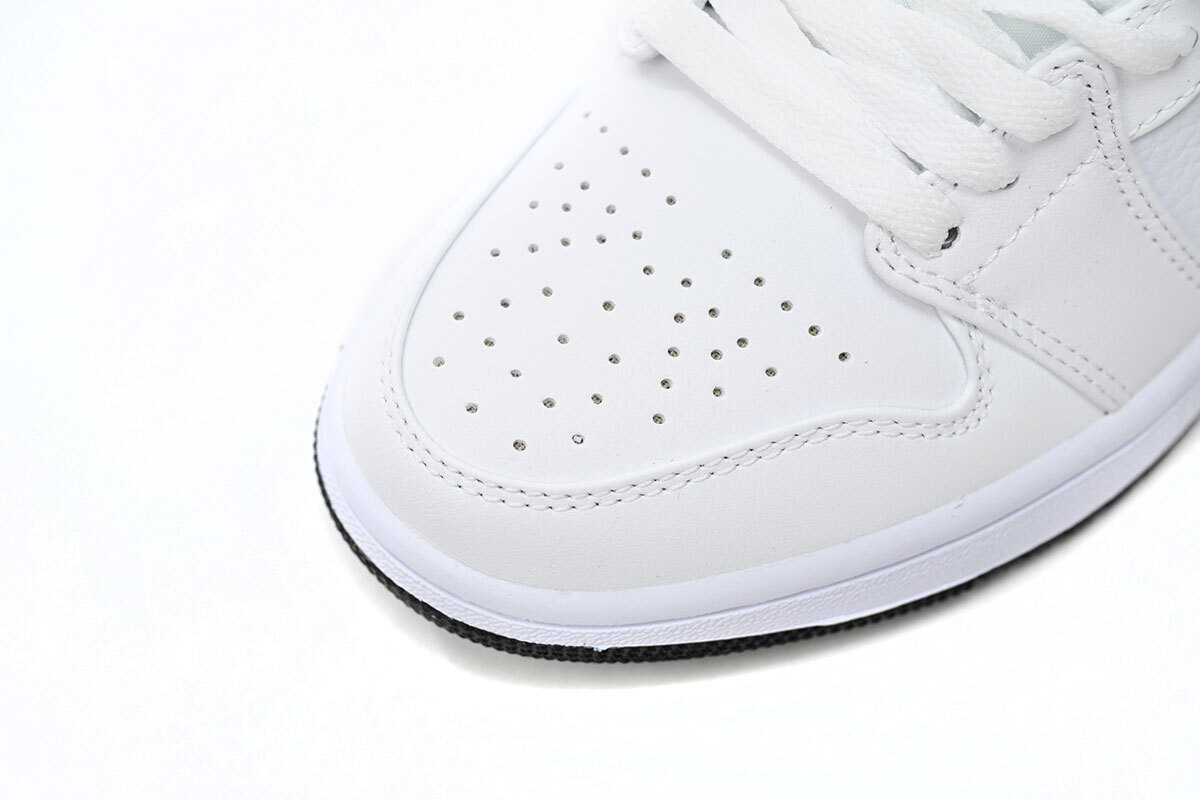 OWF Air Jordan 1 Low All-white Red 553560-164