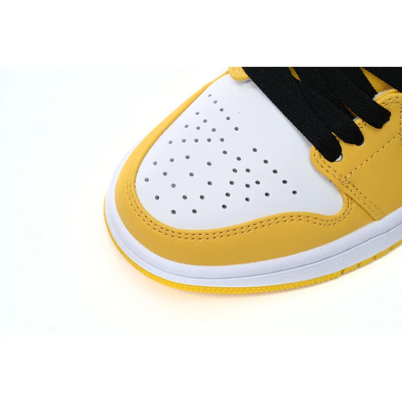 OWF Air Jordan 1 Low “University Gold”  553560-701
