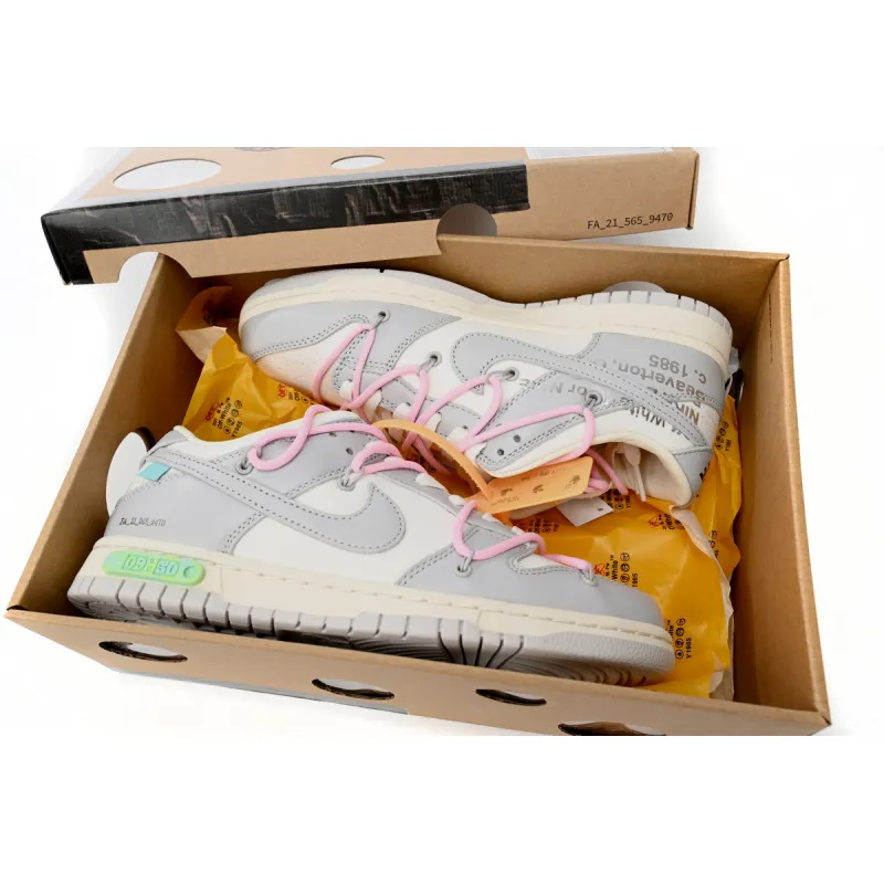OFF WHITE x Nike Dunk SB Low The 50 NO.09 DM1602-109