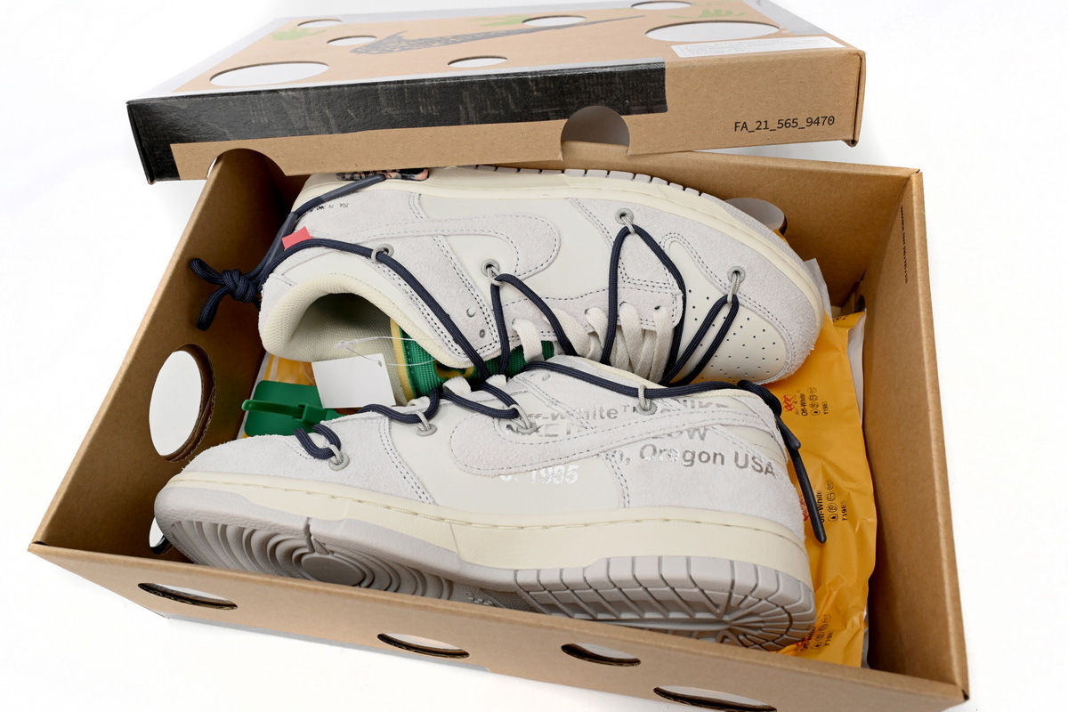 OFF WHITE x Nike Dunk SB Low The 50 NO.20 DJ0950-115