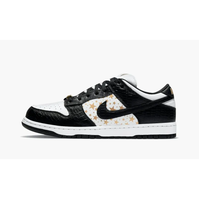 Nike SB Dunk Low Supreme Black Stars  DH3228-102
