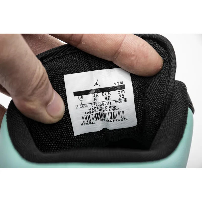 Air Jordan 1 Low Emerald Toe
