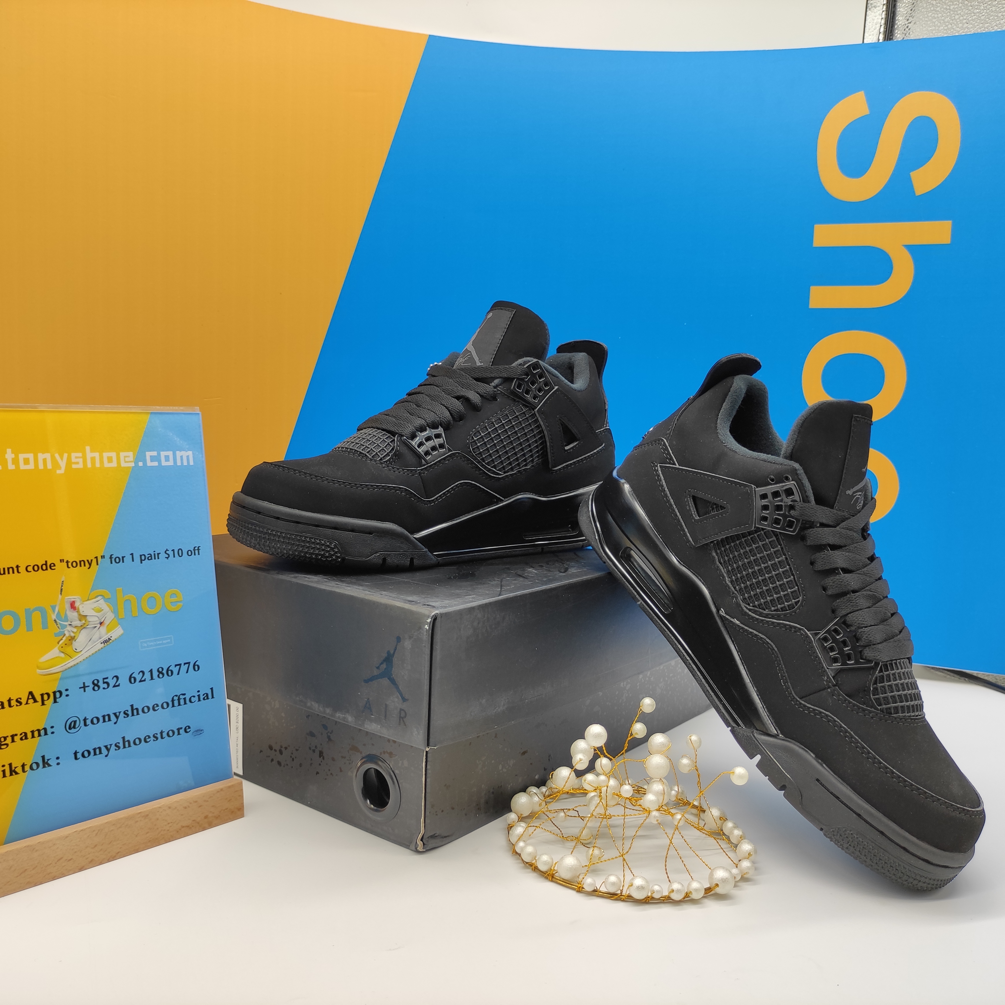 Og Tony Air Jordan 4 Retro Black Cat (2020) CU1110-010 review 2