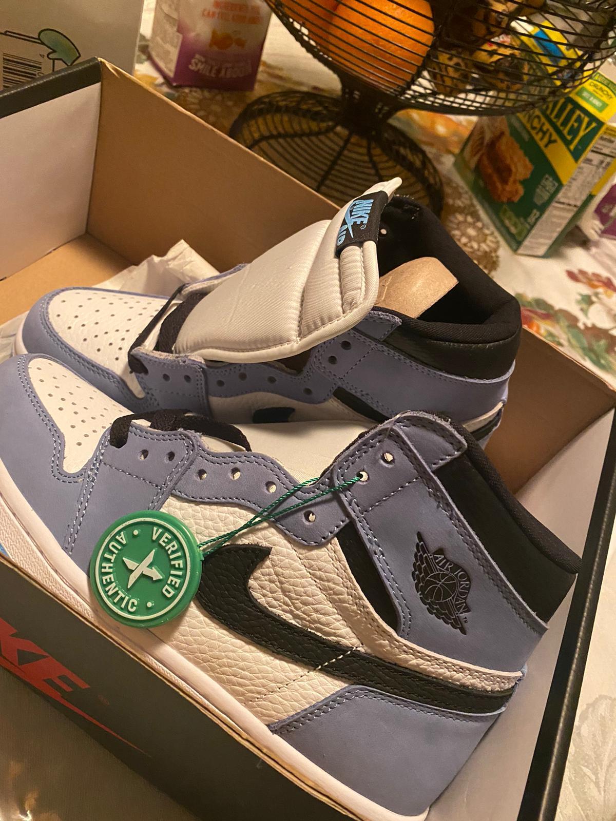 Og Tony  Air Jordan 1 Retro High White University Blue Black 555088-134 review Deron