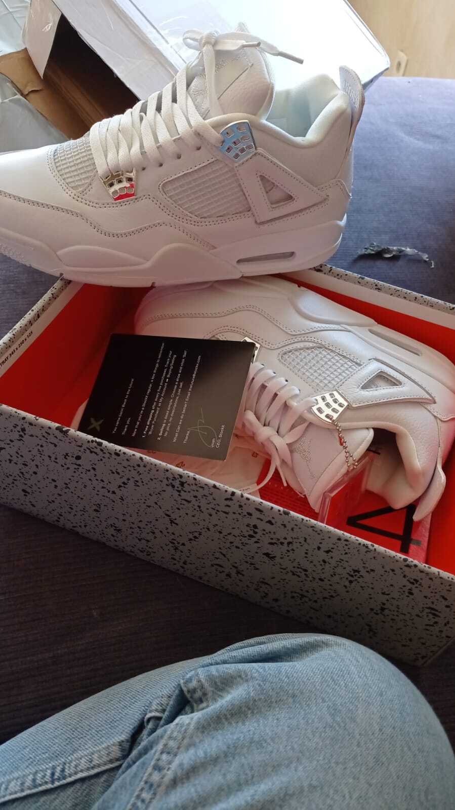 OWF Air Jordan 4 Retro Metallic Orange CT8527-118 review Josh