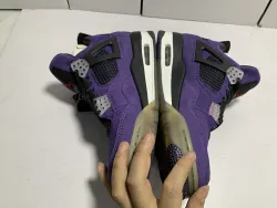 Og Tony Travis Scott x Air Air Jordan 4 Retro Purple AJ4-766302 review tonyshoe10 04